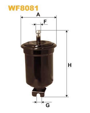 WIX FILTERS Polttoainesuodatin WF8081